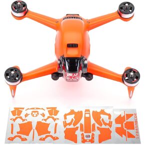 WRAPGRADE Skin Compatible with DJI FPV | Full-wrap (Airforce Silver)