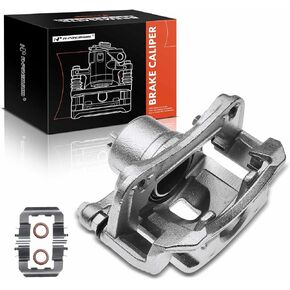 A-Premium Disc Brake Caliper Assembly with Bracket Compatible with Select Hyundai and Kia Models - Forte, Forte Koup, Forte5, Elantra GT, For Veloster - Front Side