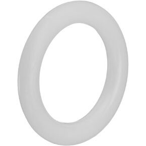 Susan Bates 14285-1 Plastic Bone Rings, 1-Inch, 15 Per Package, Opaque White (Pack of 2)