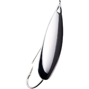 Johnson Silver Minnow Fishing Hard Bait, Silver, 1 3/4in - 1/8 oz