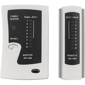 Network Cable Tester RJ45 RJ11 for CAT5/CAT6 Telephone Network Ethernet, LAN Cable Tester for UTP Network Ethernet LAN Multi-Functional Wire Test Tool Equipment in Kuwait