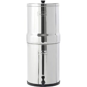 Royal Berkey Gravity-Fed Stainless Steel Countertop Water Filter System 3.25 Gallon with 2 Authentic Black Berkey Elements BB9-2 Filters