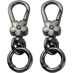 TANJUN 2pcs Key Chain Quick Release Key Ring, Car Keychain Holder Clip with Easy Detachable Valet for Men and Women, bags