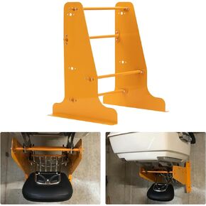 maXpeedingrods Tour Pak Pack Wall Mount Storage Rack Holder for Harley Electra Glide 1997- Passenger Backrest Storage Holder