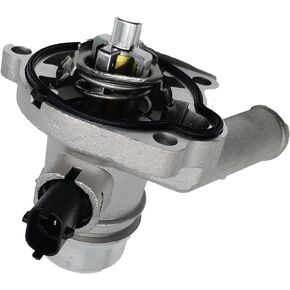 HiSport Coolant Thermostat Housing Assembly 25200455 Compatible with Chevy Cruze 2011-2016 Trax Sonic 2013-2020 Buick Encore 2013-2020 replaces 25200455 55565336 （Upgrade Aluminium）