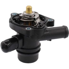 NewYall Engine Coolant Thermostat Housing with Temperature Sensor for Chevy 1.4 Cruze 2011-2016 Sonic 2012-2020 Trax 2015-2021