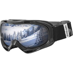 EYEGUARD Ski Goggles for Men Women Youth with Spherical Lens OTG Anti-Fog UV400 Snowboard Snow Goggles