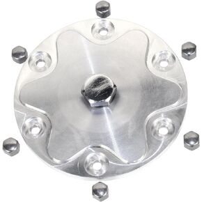 Billet Aluminum Oil Sump Drain Plate, with Plug, Compatible with Dune Buggy