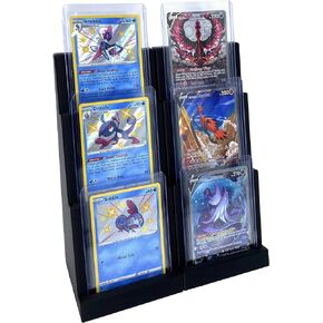 شاشات عرض الملعب لحامل بطاقات Toploader (عبوة من قطعتين)، متوافقة مع Ultra Pro Protectors - حامل بطاقات التداول - حامل البطاقات - عرض البطاقات الرياضية