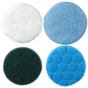 napkery 4 PCS Replacement Brush Head for Electric Spin Scrubber Cordless Cleaning Brush, Washable and Reusable Scrub Pads