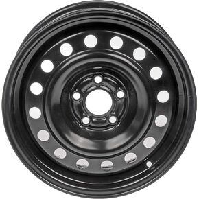 Dorman 939-275 15 x 6 In. Steel Wheel Compatible with Select Chrysler Models, Black