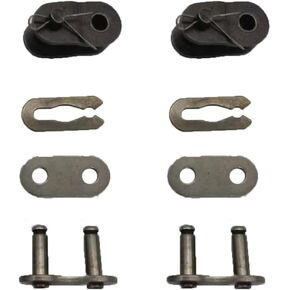 ZZRSDAN 2pcs 415 Chain Half Lock and 1pc 415 Chain Link (Chain Locks) - Gas Motor Engine Kit 49cc/66cc/80cc Bicycle Motor Kit