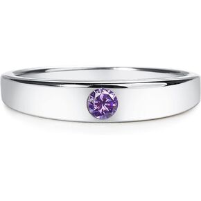 Precious Pieces Sterling Silver Dainty CZ Baby Ring or Girl's Ring