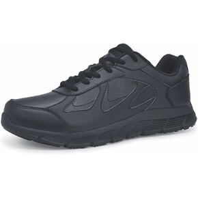 Shoes for Crews Galley II, Men's Slip Resistant Work Shoes, Water Resistant, Food Service Work Shoes, Black or White