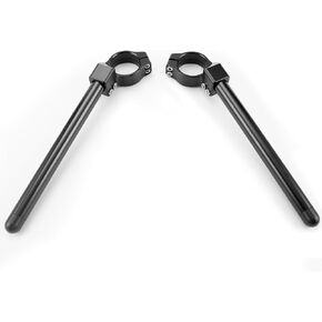 50mm Clip On Handlebars 7/8 For 2005-2016 R6 Accessories Racing Motorcycle Handlebars 50mm Fork Cafe Racer Handle Bar Kit Adjustable Black