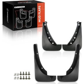 A-Premium Set of 4pcs Splash Guard Mud Flaps Compatible with Buick Enclave Premium CXL CX Base 2008-2017 3.6L SUV Front and Rear