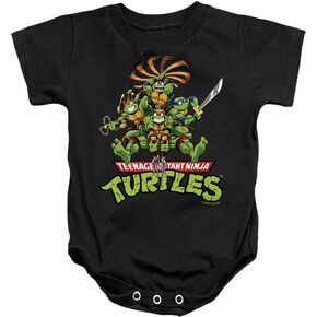 LOGOVISION TMNT Teenage Mutant Ninja Turtles Manga Turtles Unisex Infant Snap Suit for Baby