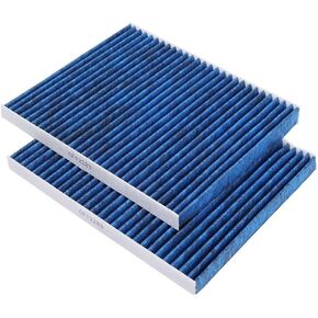 Forccord 2-Pack HEPA Cabin Air Filter Fits for KIA Soul (2014-2019) Soul EV (2015-2017,2019) Activated Carbon Cabin Filter Replacement CP002 CF12002Car Accessories