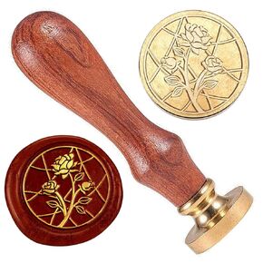 Cat Wax Sealing Stamp, Halloween Wax Stamp with Wooden Handle 1" Pumpkin Wax Seal Stamp Kit for Envelopes Invitation Cards Wine Packages Halloween Greeting Cards Decoration