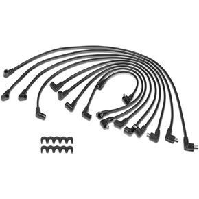 A-Premium Ignition Spark Plug Wires Set of 9 Compatible with Chevrolet Blazer GMC Jimmy Sprint C10 Suburban C15 C1500 C30 K10 Pickup G15 G1500 P10 Van
