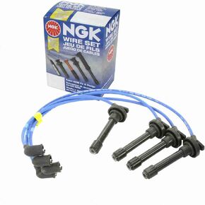 NGK Spark Plug Wire Set compatible with Mazda Miata 1.6L 1.8L L4 1990-2000