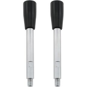 E-outstanding 2PCS Black M8 x 116MM Clamping Handles M8 Thread 116mm Length Revolving Crane Handle Grip Handwheel Screw Stem for The Lathe Machine