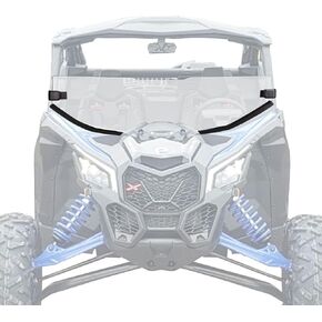 UTV Front Half Clear Windshield Compatible with 2017-2021 Can-Am Maverick X3 900 MAX XRS XDS XMR XRC Turb R Scratch Resistant Windscreen