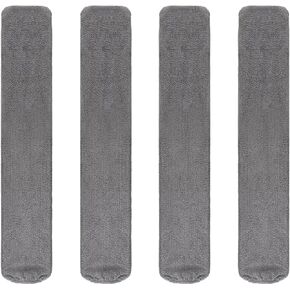 MR.SIGA Microfiber Long Duster Refills, Detachable and Washable Duster for Gap Cleaning, 4 Pack