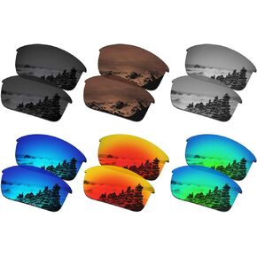 SmartVLT Set of 6 Men's Replacement Lenses for Oakley Bottle Rocket OO9164 Sunglass Combo Pack S01