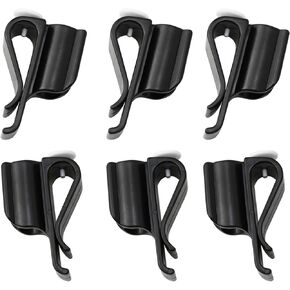 Haidong Golf Club Bag Clip Golf Bag Clips for Clubs Putter Clip for Black Golf Bag Golf Accessories -6PCS