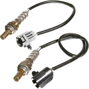 2Pcs Upstream and Downstream O2 Sensor Oxygen Sensor Replacement for 1998 1997 1996 Dodge Dakota B1500 B2500 B3500 Van Ram 1500 2500 Pickup Van 3.9L 5.2L 5.9L O2 Sensor 234-4077 234-4079