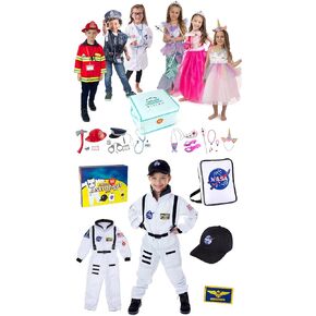 Born Toys Toddler Dress Up Clothes for Little Girls & Boys Ages 3-7, Washable Kids Costumes