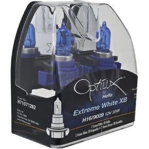 HELLA H71071302 Optilux XY Series H16 9009 Xenon Yellow Halogen Bulbs, 12V 35W 2 Pack