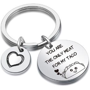 Boyfriend Keyring Lover Jewelry Taco Lover Key Chain