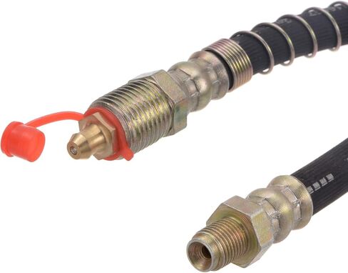 M10x1mm Thread 19.69" Length Flexible Extension Grease Hose with Fixing Hex Screw Nut for Grease Gun Lubrication in Saudi Arabia