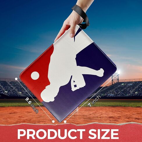 Baseball Card Binder, Card Binder 900 Pockets, Baseball Card Storage, 50 Removable Sleeves, Baseball Card Holder, Trading Card Binder, with Double-sided Sleeves, Sports Card Binder in Saudi Arabia