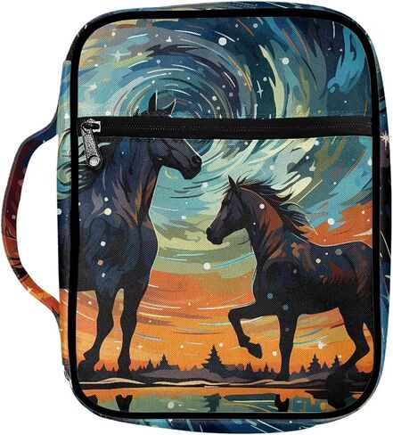 Poetesant Shark Bible Case for Boys Cartoon Sharks Book Cover Kids المحيط موضوع الكتاب المقدس حقيبة يد المحافظ مع مقبض حقيبة حماية كتاب عادية للنساء in Kuwait