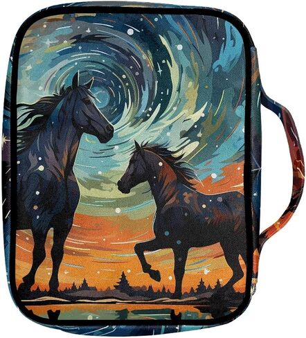 Poetesant Shark Bible Case for Boys Cartoon Sharks Book Cover Kids المحيط موضوع الكتاب المقدس حقيبة يد المحافظ مع مقبض حقيبة حماية كتاب عادية للنساء in Kuwait