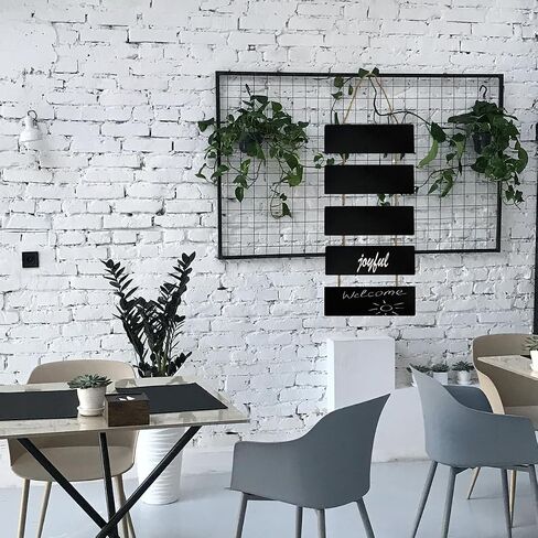 5 PCS Double Sided Hanging Chalkboard Sign,Wooden Chalk Board Erasable Message Board Chalk Board Sign Board,Hanging Chalkboard Sign Display Boards for Bar,Restaurant,Wedding,Wall Decoration in Saudi Arabia