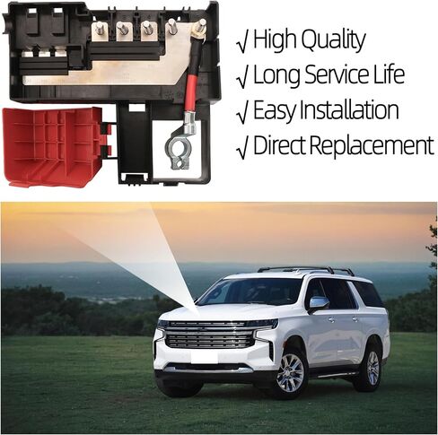 84354716 كتلة فتيل توزيع البطارية مناسبة لسيارة Chevy Suburban Tahoe مناسبة لـ GMC Yukon مناسبة لكاديلاك إسكاليد 2015-2020، مناسبة لـ Silverado 1500 Sierra 1500 2014-2016، 4.3L/5.3L/6.2L V8، 22985570 in Saudi Arabia