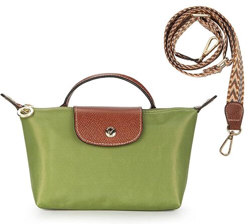 DOMAT Crossbody Bag for Women, Chic Lightweight Purse with Leather Top-handle, Compact Clutch Bag, Shoulder Handbag in Saudi Arabia