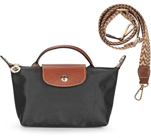 DOMAT Crossbody Bag for Women, Chic Lightweight Purse with Leather Top-handle, Compact Clutch Bag, Shoulder Handbag in Saudi Arabia