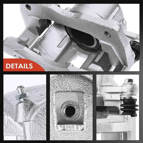 A-Premium Disc Brake Caliper Assembly with Bracket Compatible with Select Chrysler Models - PT Cruiser 2001-2010 - Front Right Passenger Side in Saudi Arabia