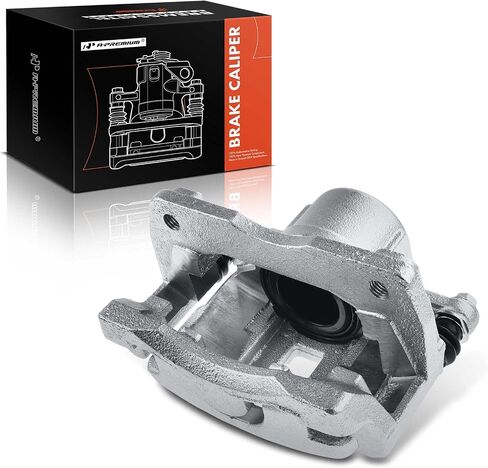 A-Premium Disc Brake Caliper Assembly with Bracket Compatible with Select Chrysler Models - PT Cruiser 2001-2010 - Front Right Passenger Side in Saudi Arabia
