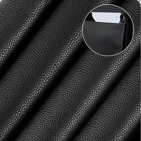 حقيبة قمامة السيارة رفيعة من Sunnymark&co، سلة مهملات السيارة لطراز Tesla 3 Y، جلد PU فائق مع ضوء LED وتصميم إغلاق مغناطيسي، صناديق قمامة معلقة لحقيبة تخزين منظم المقعد الخلفي للسيارة in Kuwait