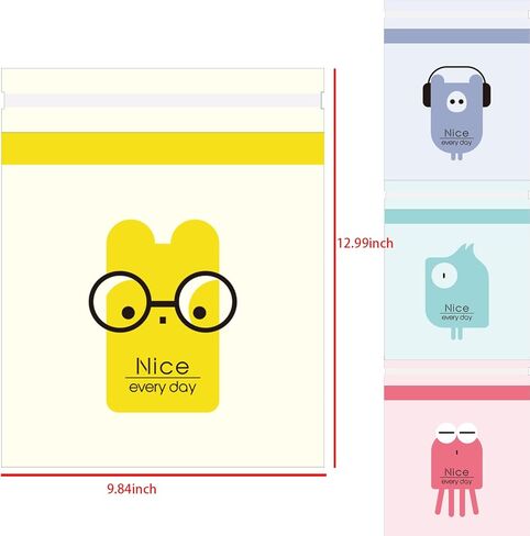 60 كيسًا من أكياس قمامة السيارة المقاومة للماء للاستعمال مرة واحدة، سعة 5 جالون، عرض 5 بوصات، طول 10 بوصات in Kuwait