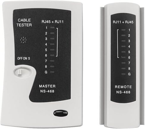 جهاز اختبار كابل الشبكة RJ45 RJ11 لشبكة الهاتف CAT5/CAT6، جهاز اختبار كابل الشبكة المحلية لشبكة UTP Ethernet LAN معدات أداة اختبار الأسلاك متعددة الوظائف in Kuwait