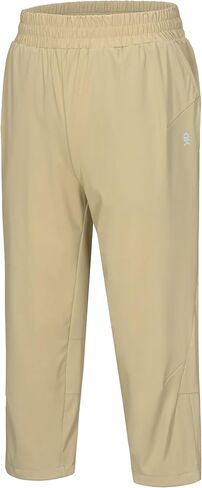 Little Donkey Andy Quick Dry Capri Pants for Women, Stretch Breathable Women's Summer Long Shorts for Hiking, Jogging in Saudi Arabia