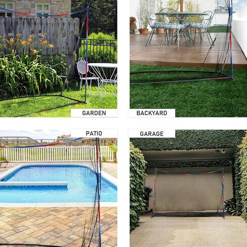 ChamGoal Golf Practice Hitting Net 10x7ft Gradient Driving Practice Golf Net with Carry Bag, Quick Setup, Golf Training Net for Indoor Outdoor Backyard Driving Chipping Hitting Training in Saudi Arabia