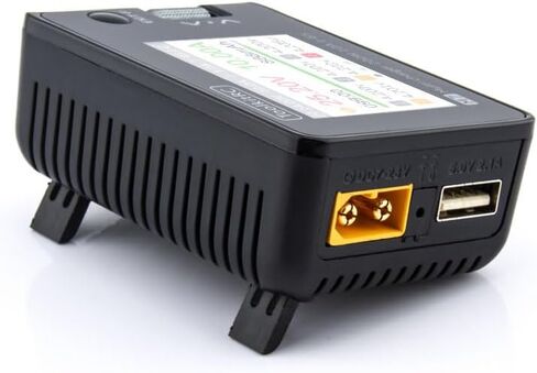 شاحن بطارية ليبو Havcybin M7 200 وات متعدد الوظائف 10A تيار مستمر 7-28 فولت لبطارية ليبو 1-6S مع مدقق مؤازر الجهد ESC جهاز اختبار إشارة الاستقبال in Kuwait